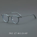 New Glasses 5812 Retro Glasses Rim Metal Optical Glasses - Image 9