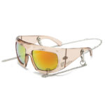 New Large Frame Fashion Sun Glasses Strap Chain - Image 5