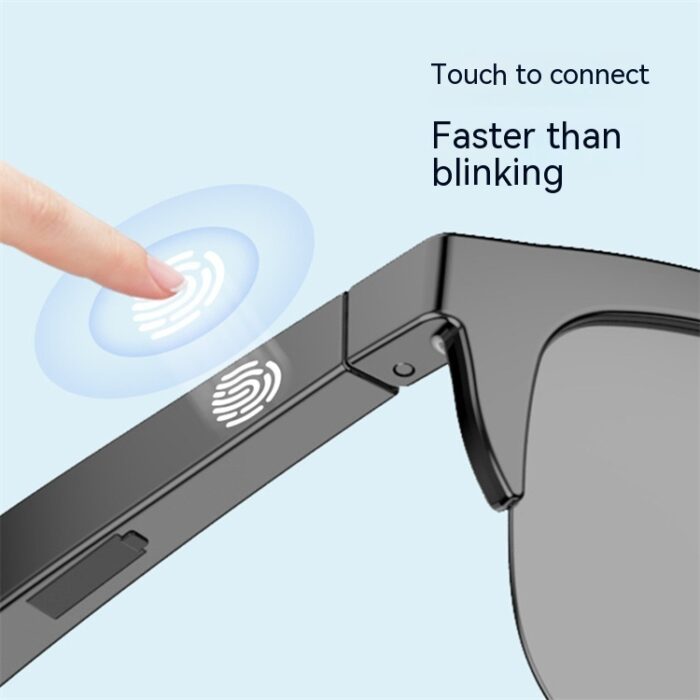 Wireless Touch Bluetooth Headset Sun Glasses - Image 4