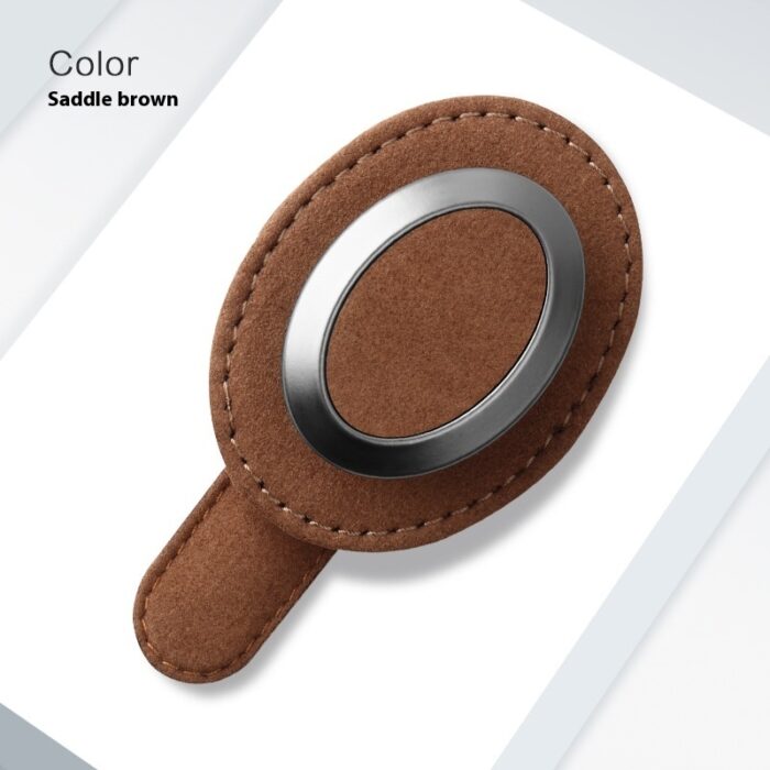 Car Suede Glasses Sun Visor Sunglasses Clip - Image 4