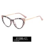 Cat Eye Anti-blue Light Large Frame Slim Look Optical Glasses - Image 5