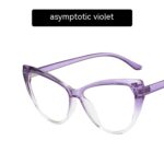 Retro Cat Eye Anti-blue Light Glasses Frame For Bare Face - Image 10