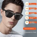 Wireless Touch Bluetooth Headset Sun Glasses