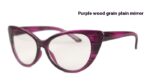 Classic Retro Women's Cat Eye Plain Glasses - Image 3