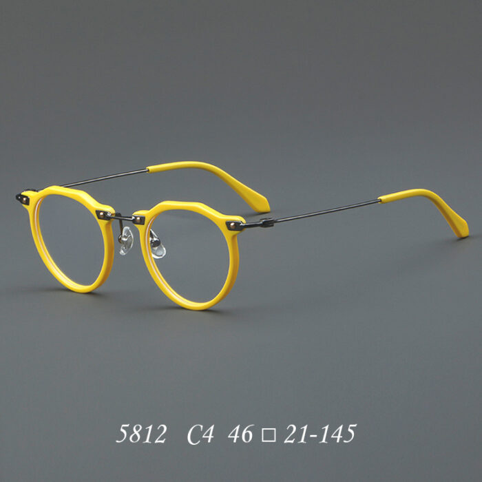 New Glasses 5812 Retro Glasses Rim Metal Optical Glasses - Image 8
