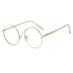 Metal Half Frame Optical Anti Blue Glasses - Image 6