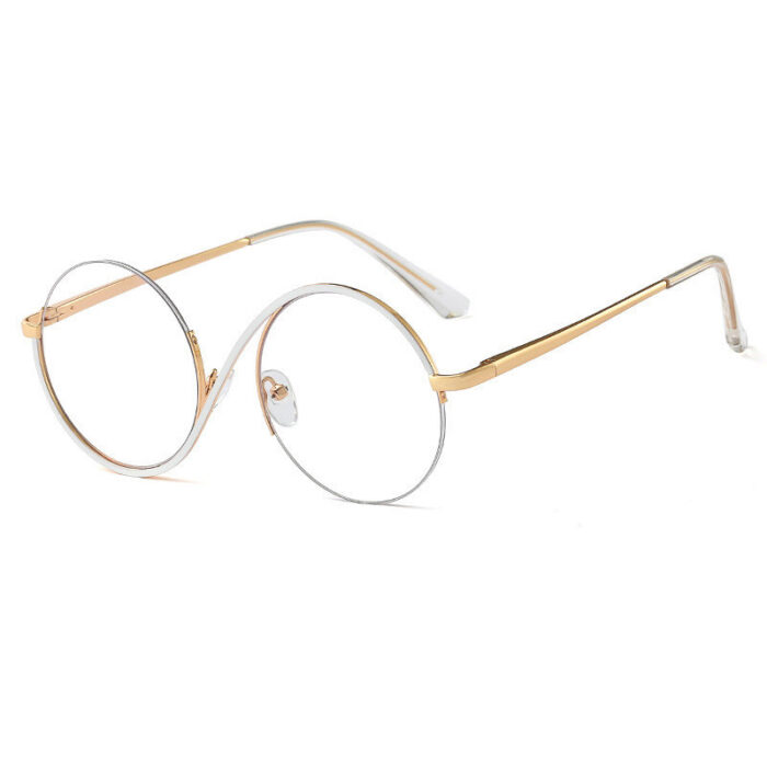 Metal Half Frame Optical Anti Blue Glasses - Image 6