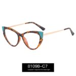 Cat Eye Anti-blue Light Large Frame Slim Look Optical Glasses - Image 7