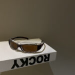 Punk Red Funny Technology Glasses Anti Sun - Image 4