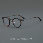 New Glasses 5812 Retro Glasses Rim Metal Optical Glasses - Image 3