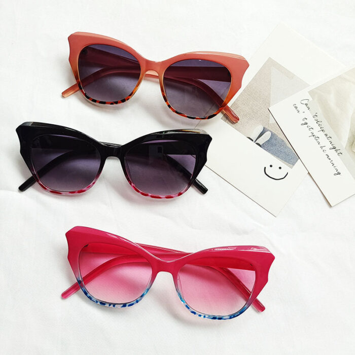 European And American Cat Eye Sun Glasses Jelly Color - Image 7