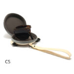 Trendy Foldable Sunglasses For Women TR Polarized Folding Sun Glasses - Image 7