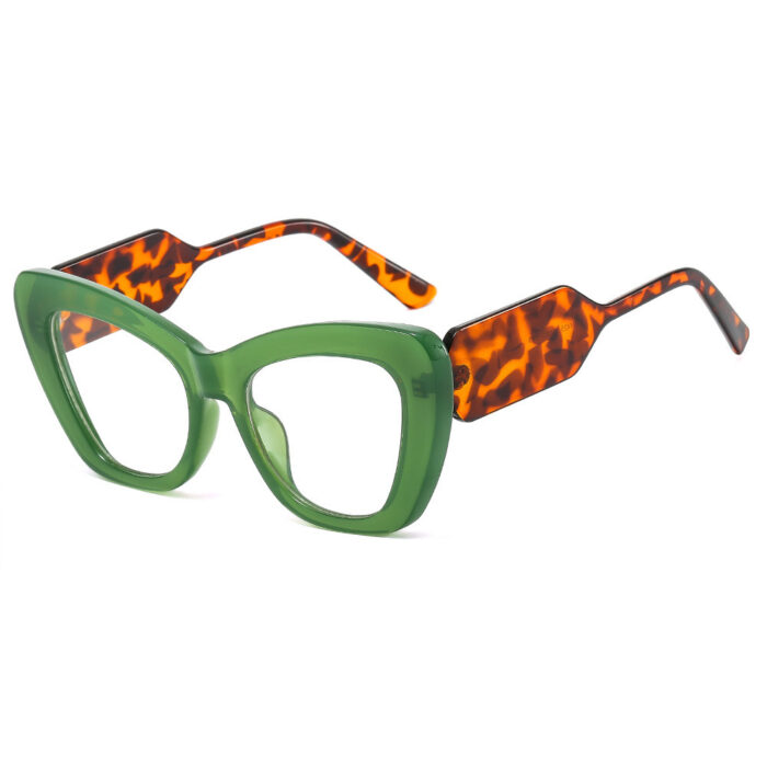 Plain Contrast Color European And American Sun Glasses - Image 2