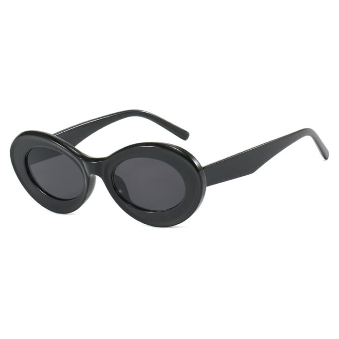 European And American Retro Oval Small Frame Sun Glasses - Image 8